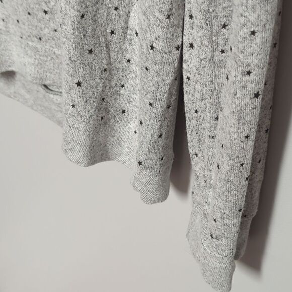 Philosophy Gray And Black Stars Crewneck Sweater - Picture 3 of 6